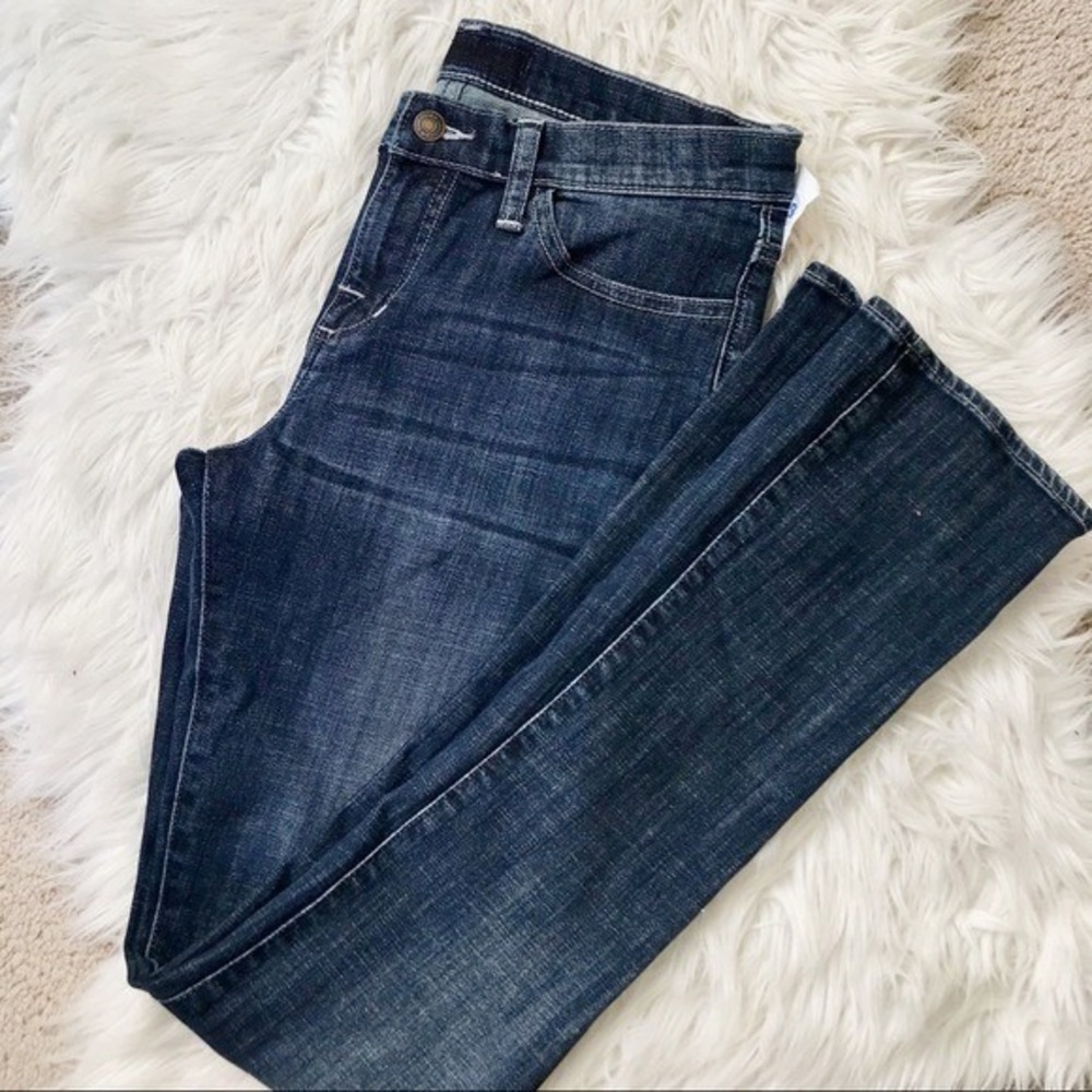 Rock Republic Boot Cut Jeans Womens 10 Dark Wash 5 Pocket Classic Denim‎